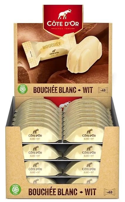 [005031A] COTE D'OR BOUCHEES WIT 48 x 25 GR