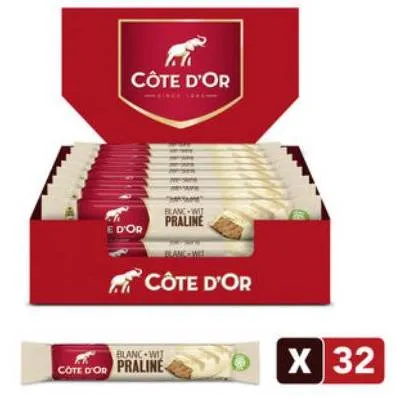 [005037] COTE D'OR WHITE PARLINE 32 x 46GR